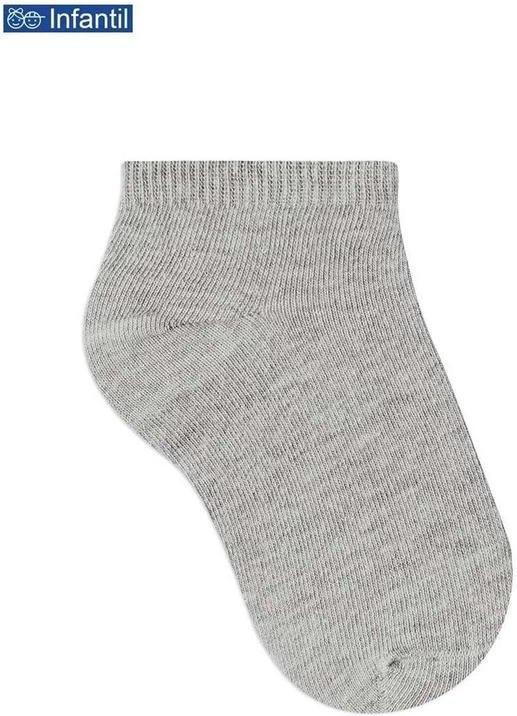 Imagem principal Meia Infantil Cano Curto Selene 2070-273 583-Cinza-Mescla SELENE