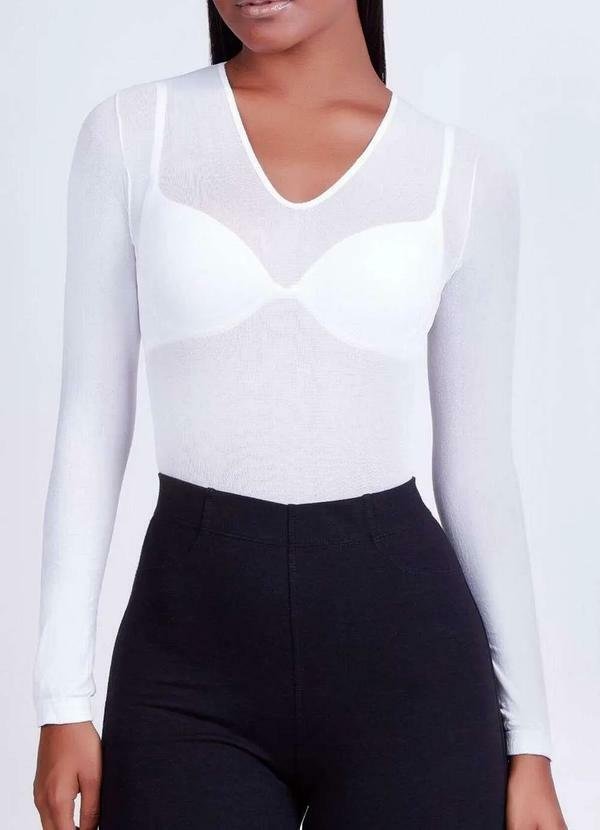 Imagem principal Camisete Feminina Loba 845-001 100-Branca Lupo Lupo