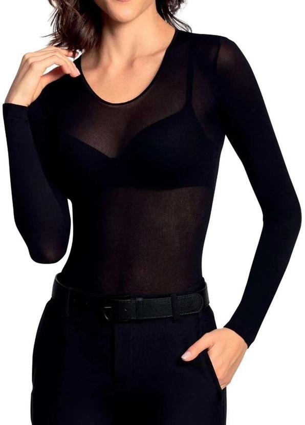 Imagem principal Camisete Feminina Loba 845-001 9990-Preta Lupo Lupo