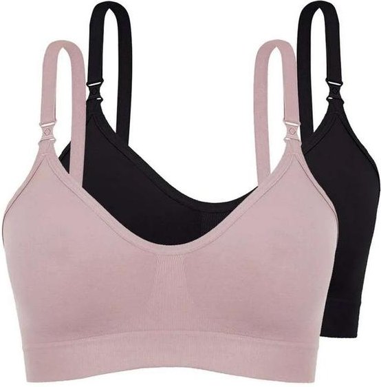 Imagem principal Kit com 2 Sutiã sem Aro e sem Bojo Loba 41028-001 Taça B Nude-Preto Lupo Lupo