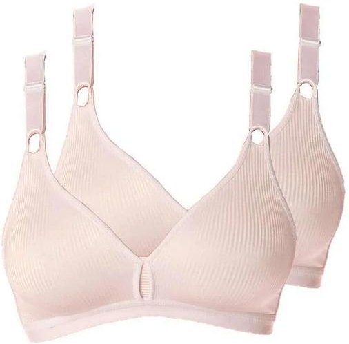 Imagem principal Kit com 2 Sutiãs sem Aro e sem Bojo Demillus 61196/61096 Taça B Branco Demillus