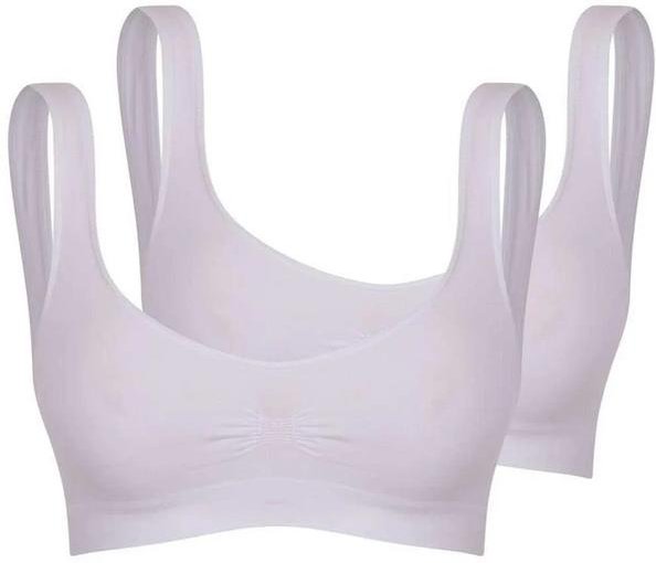 Imagem principal Kit com 2 Tops sem Aro e sem Bojo Trifil 0901 Branco TRIFIL