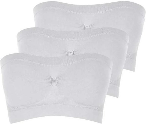 Imagem principal Kit com 3 Faixas sem Aro e sem Bojo Loba 44000-001 Branco Lupo Lupo