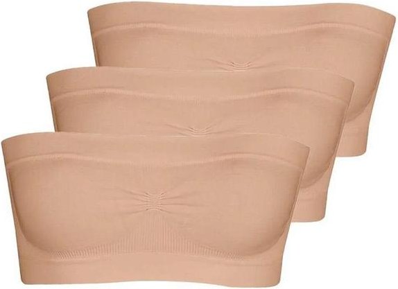 Imagem principal Kit com 3 Faixas sem Aro e sem Bojo Loba 44000-001 Natural Lupo Lupo