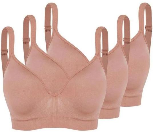 Imagem principal Kit com 3 Sutiãs com Aro e Bojo Trifil 0975 Taça C Macadâmia TRIFIL