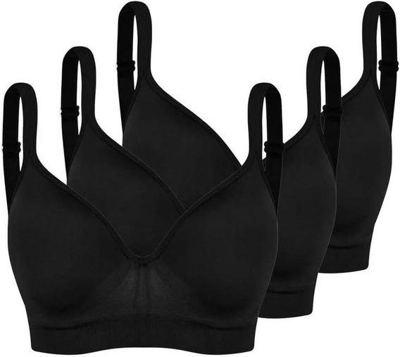 Imagem principal Kit com 3 Sutiãs com Aro e Bojo Trifil 0975 Taça C Preto TRIFIL