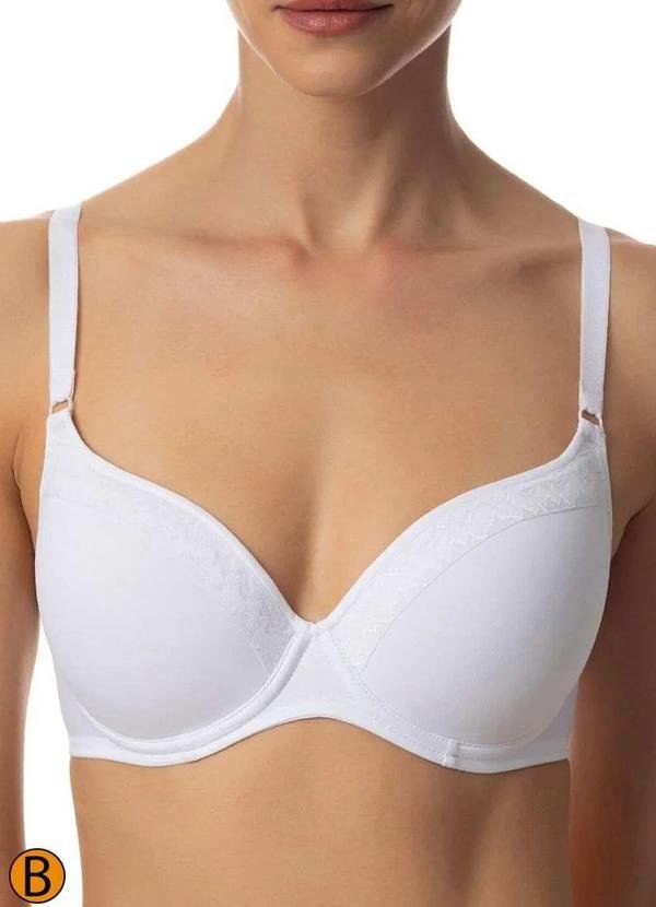 Imagem principal Sutiã com Aro e Bojo Liz 51501 Taça B 009-Branco Liz