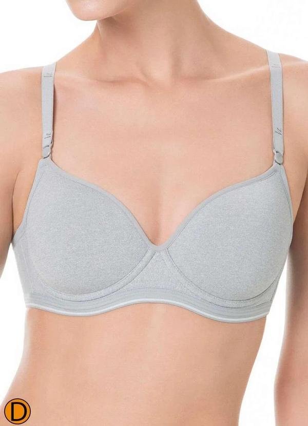 Imagem principal Sutiã com Aro e Bojo Liz 51818 Taça D 212-Washed-Prata Liz