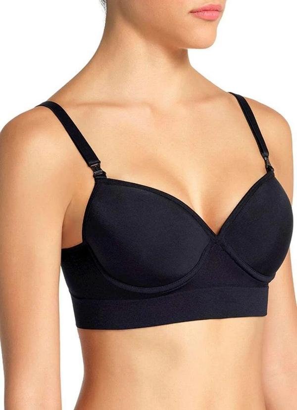 Imagem principal Sutiã com Aro e Bojo Loba 47160-001 999-Preto Lupo Lupo