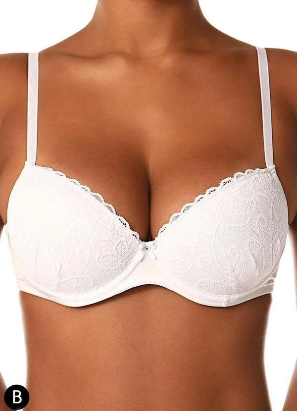 Imagem principal Sutiã com Aro e Bojo Nova Gemma Demillus 67249 Taça B 20-Branca Demillus