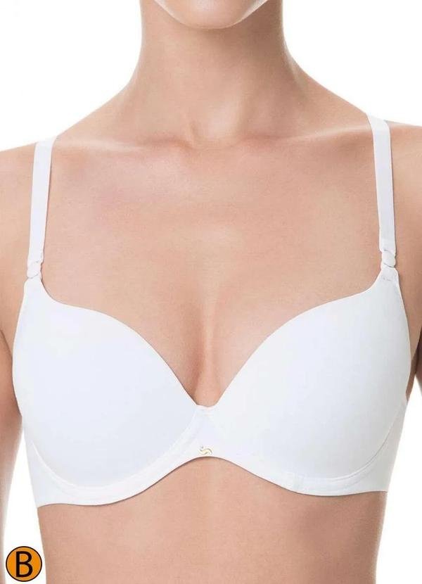 Imagem principal Sutiã com Aro e Bojo Push Up Liz 51805 Taça B 09-Branco Liz