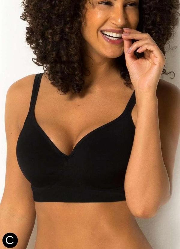 Imagem principal Sutiã com Aro e Bojo Trifil 0975 Taça C 0008-Preto TRIFIL