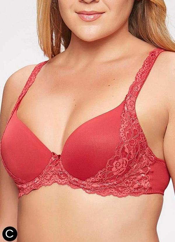 Sutiã com Aro e Bojo Wp Triumph Classic Soft 24727 Taça C 101-Rococo