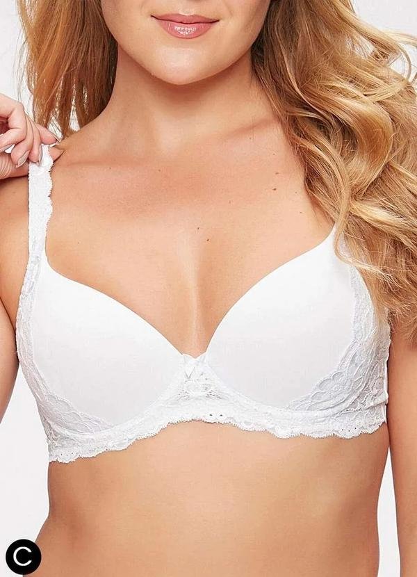 Imagem principal Sutiã com Aro e Bojo Wp Triumph Classic Soft 24727 Taça C 220-Branco Triumph