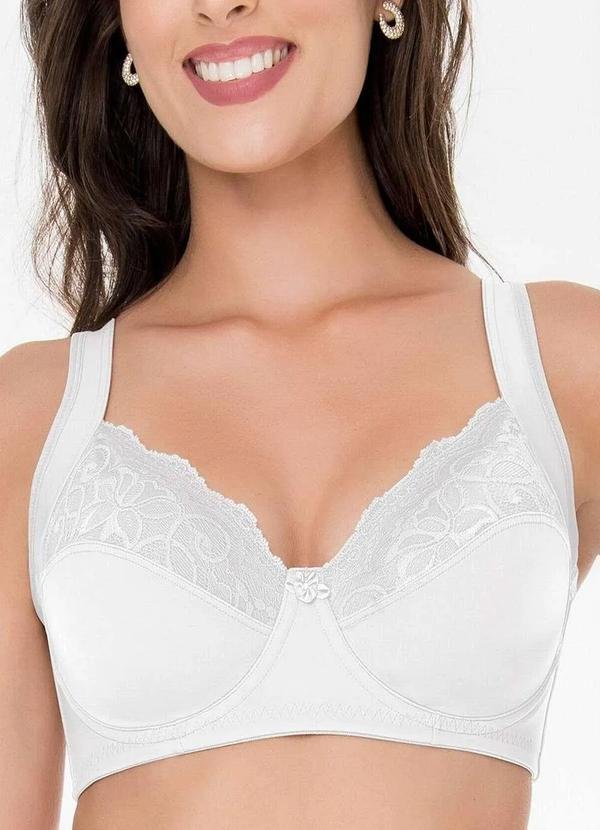 Sutiã com Aro e sem Bojo Dilady 123410 003-Branco