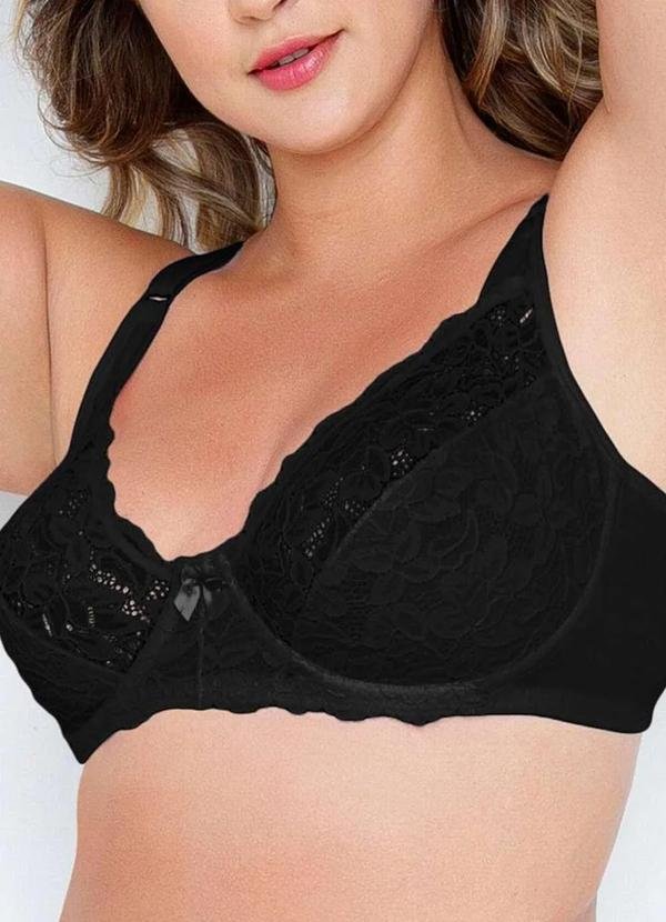 Imagem principal Sutiã com Aro e sem Bojo Dilady 139200 012-Preto Dilady