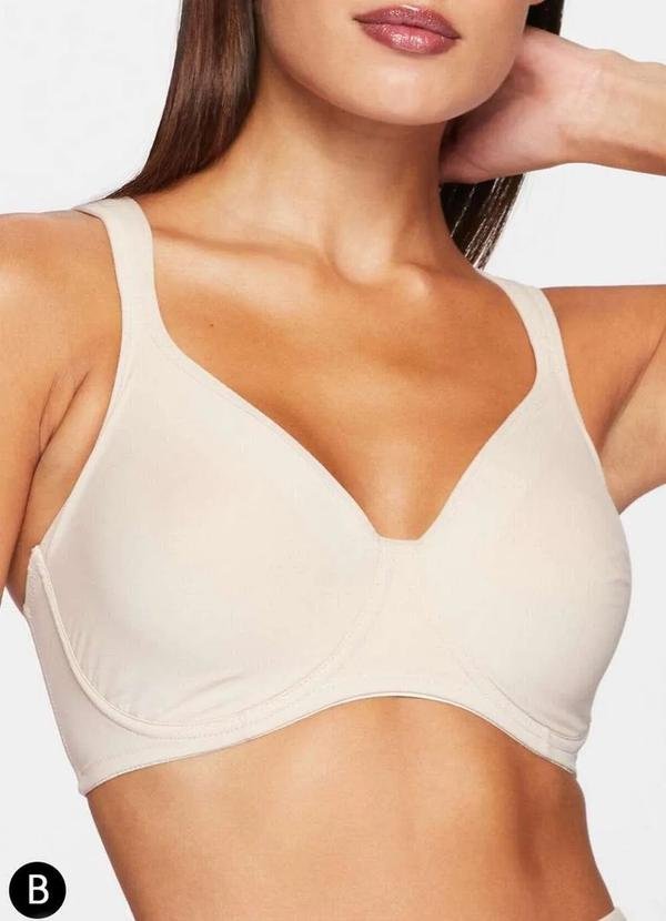 Sutiã com Aro e sem Bojo W Triumph Shape 24814 Taça B 228-Base