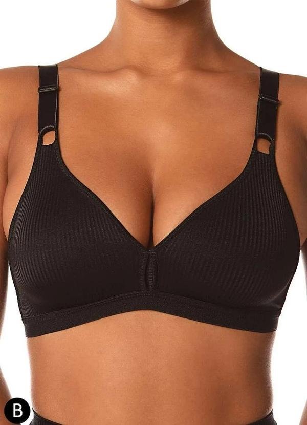 Imagem principal Sutiã sem Aro e sem Bojo Demillus 61196/61096 Taça B 27-Preto Demillus