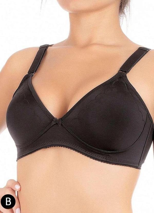 Imagem principal Sutiã sem Aro e sem Bojo Duloren 111195 Taça B 11-Preto Duloren