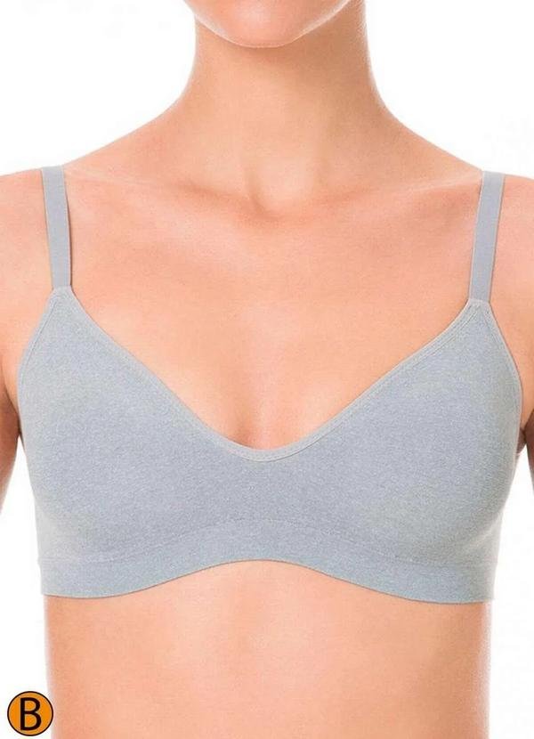 Imagem principal Sutiã sem Aro e sem Bojo Liz 71710 Taça B 212-Prata Liz