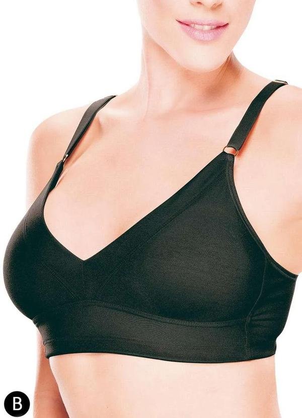 Imagem principal Sutiã sem Aro e sem Bojo Love Secret 955010 012-Preto Love Secret