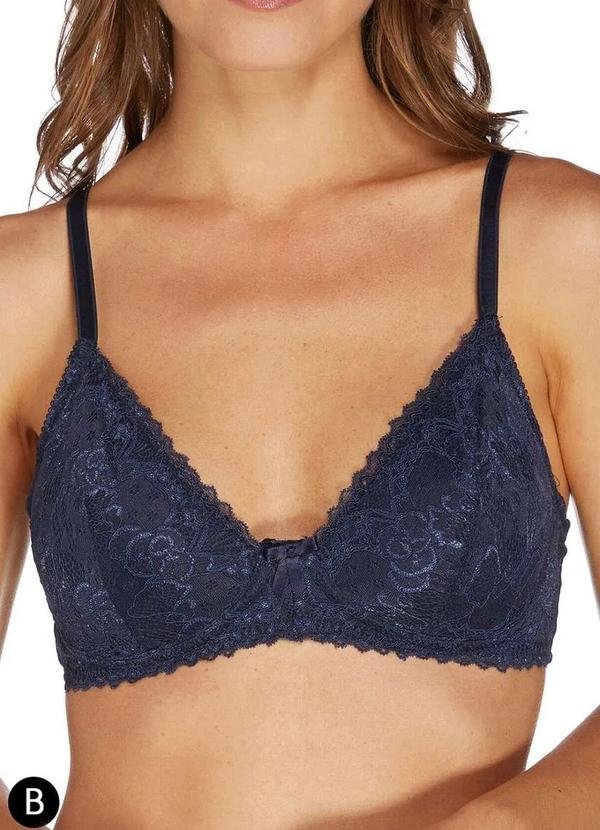 Imagem principal Sutiã sem Aro e sem Bojo Valisere 24164 Taça B 639-Marítimo Valisere