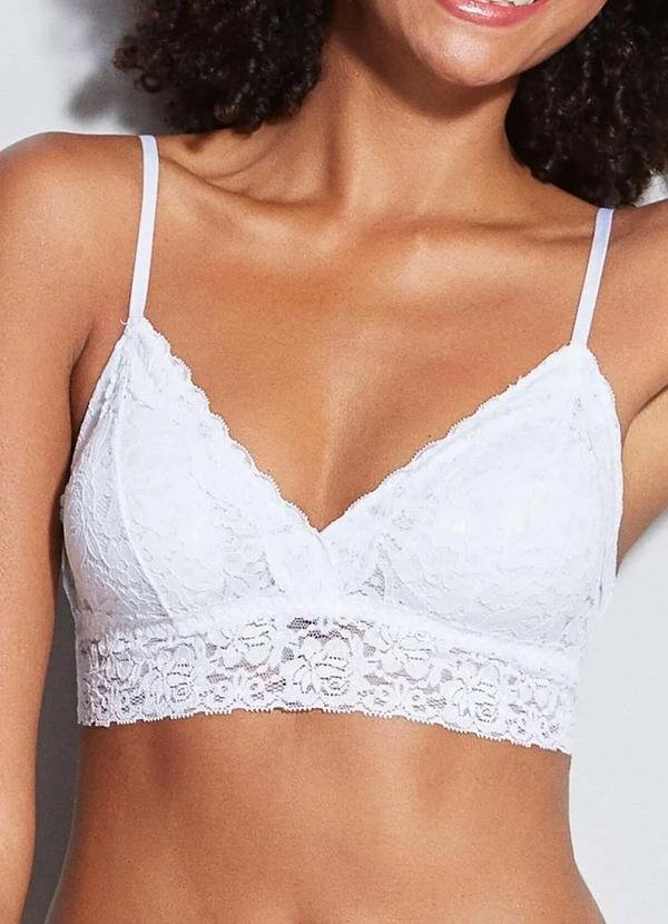 Imagem principal Top sem Aro com Bojo Removível Hope L12273 Br-Branco Hope