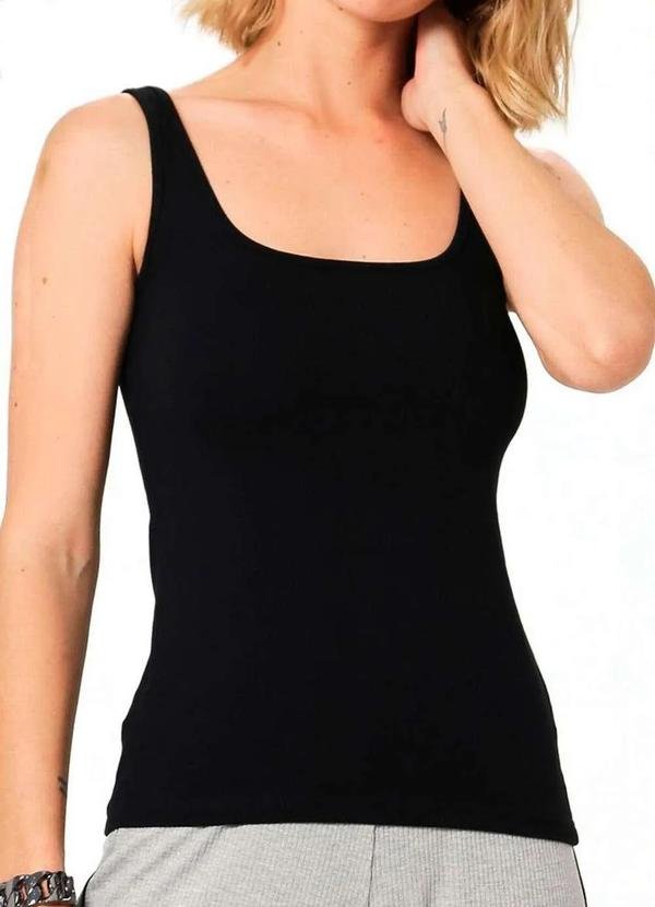 Imagem principal Blusa Feminina Regata Malwee 1000004492 00004-Preta