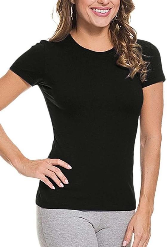Imagem principal Camiseta Feminina Preta 00004-Preta Malwee Malwee