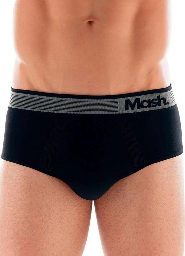 Imagem principal Cueca Slip Mash 713.02 Pt00-Preto MASH