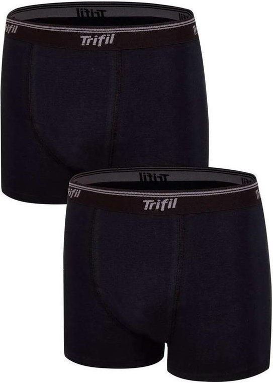 Imagem principal Kit com 2 Cuecas Boxer Trifil Qe 5326 0014-Preto/Preto TRIFIL