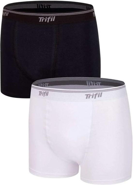 Imagem principal Kit com 2 Cuecas Boxer Trifil Qe 5326 0016-Preto/Branco TRIFIL
