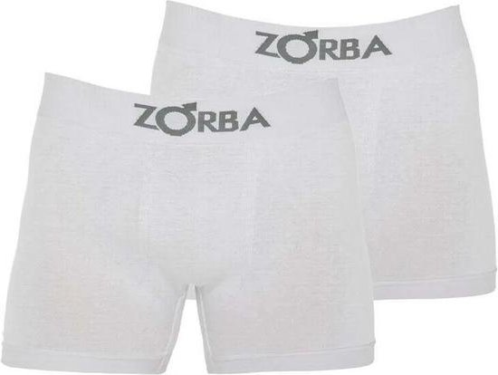 Kit com 2 Cuecas Boxer Zorba 781 01-Branco
