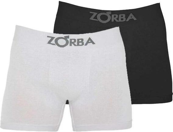 Imagem principal Kit com 2 Cuecas Boxer Zorba 781 Colorido 01-Branco Zorba