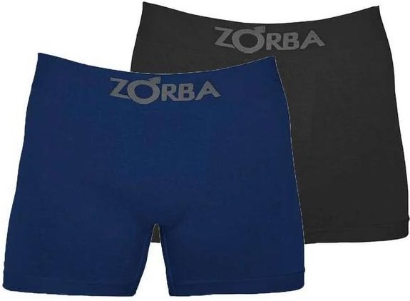 Imagem principal Kit com 2 Cuecas Boxer Zorba 781 Colorido 15-Preto Zorba