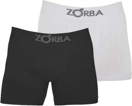 Imagem principal Kit com 2 Cuecas Boxer Zorba 781 Colorido Preto-Branco Zorba