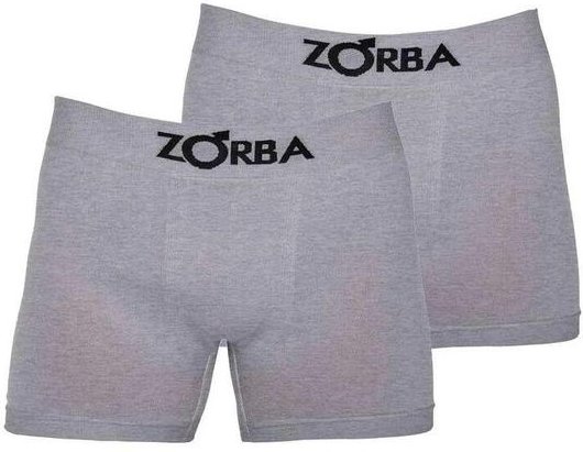 Kit com 2 Cuecas Boxer Zorba 781 Mescla-Claro