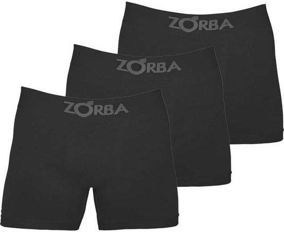 Imagem principal Kit com 3 Cuecas Boxer Zorba 781 15-Preto Zorba