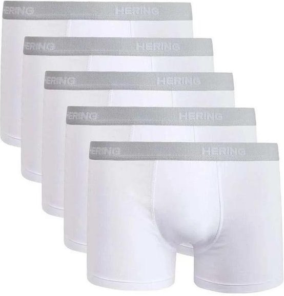 Imagem principal Kit com 5 Cuecas Boxer Hering 77qu Noa-Branco Hering
