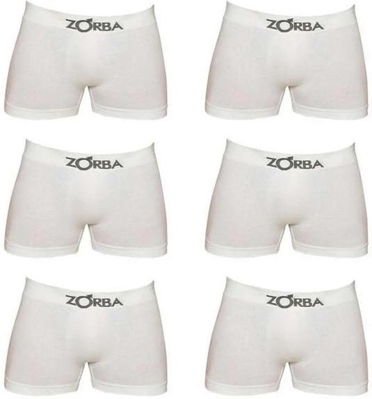 Imagem principal Kit com 6 Cuecas Boxer Zorba 781 Branco Zorba
