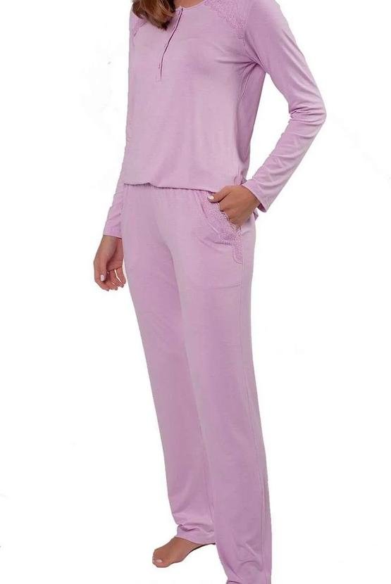 Imagem principal Pijama Feminino Longo Podiun 225120 Delicadeza Podiun