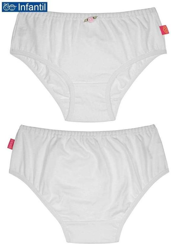 Imagem principal Calcinha Infantil Sanny 222962 1a-Branco Sanny