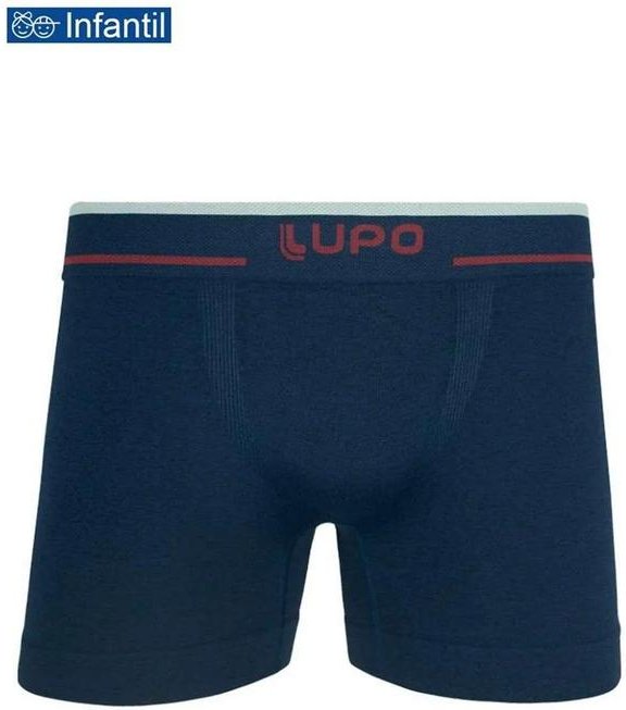 Imagem principal Cueca Infantil Boxer Lupinho 137-010 2800-Marinho Lupo Lupo
