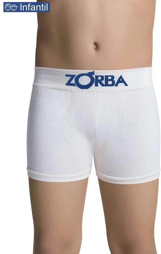 Imagem principal Cueca Infantil Boxer Zorba 678 01-Branco Zorba