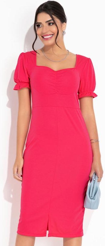 Imagem principal Vestido Rosa Decote Princesa Rosalie Rosalie