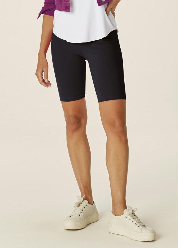 Imagem principal Bermuda Preta Feminina em Cotton Malwee Malwee