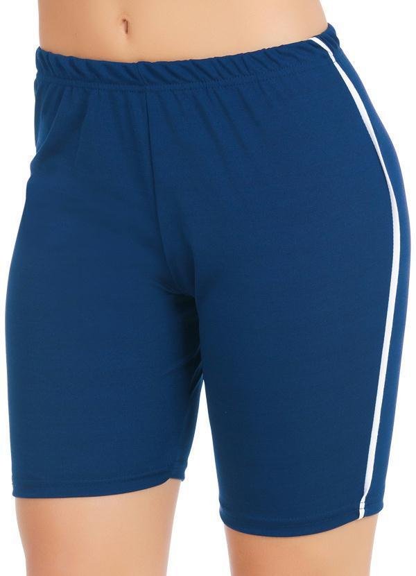 Imagem principal Bermuda em Helanca Azul Marinho Moda Pop Moda Pop