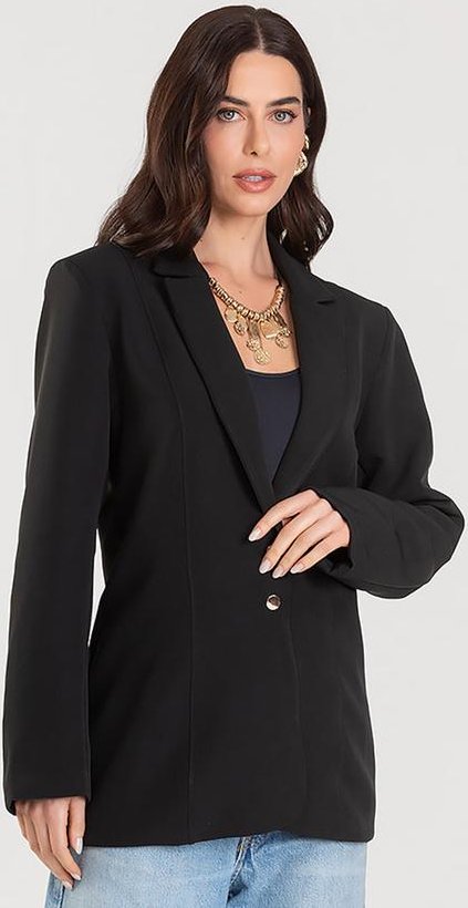 Blazer Alfaiataria Ferminino Endless Preto