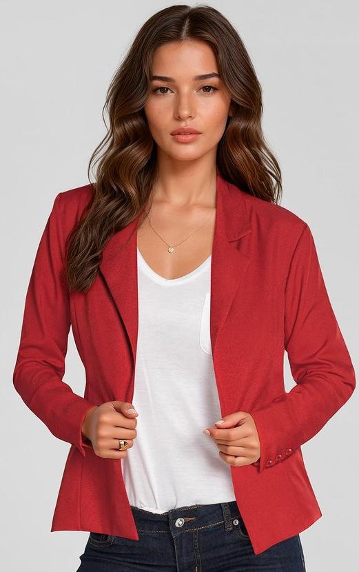 Blazer Alfaiataria Vermelho