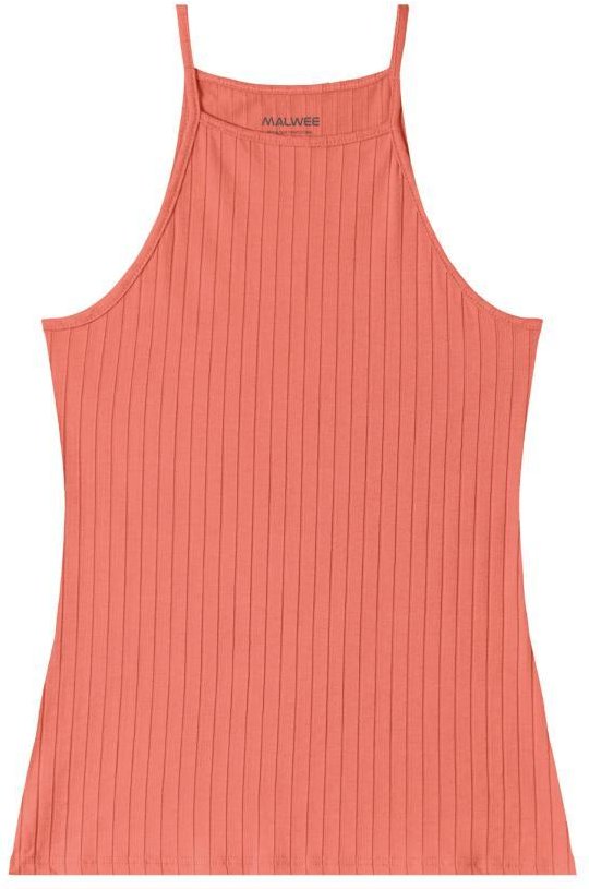 Blusa Cavada Canelada Coral